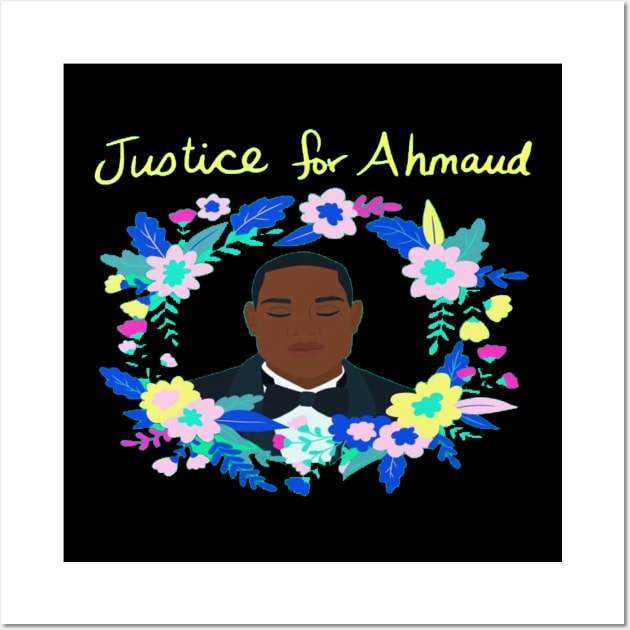 Justice for Ahmaud Wall Art by stefanfreya7